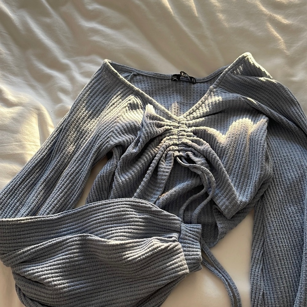 Zaful balloon knit sweater